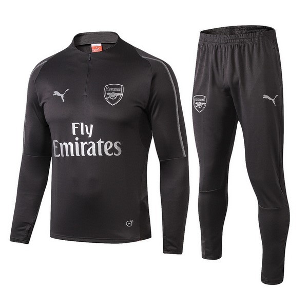 Survetement Football De Laine Arsenal 2018-19 Gris Marine